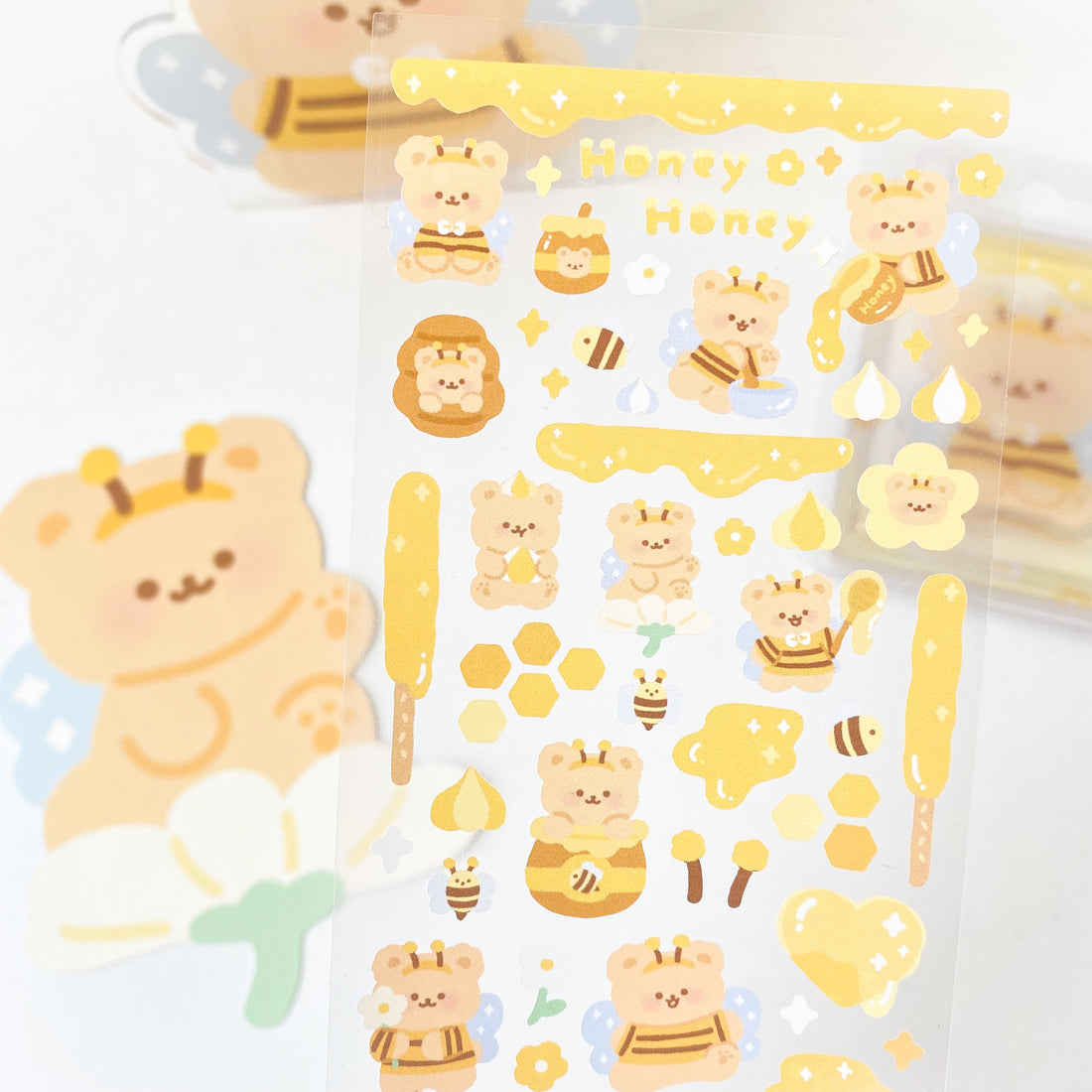 Bees and Teddies Sticker Sheet
