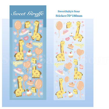 Sweet Giraffe Sticker Sheet