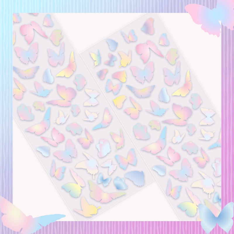Colorful Butterfly Sticker Sheet