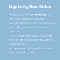 Mystery Box [SHIPPING AFTER AUG 5]